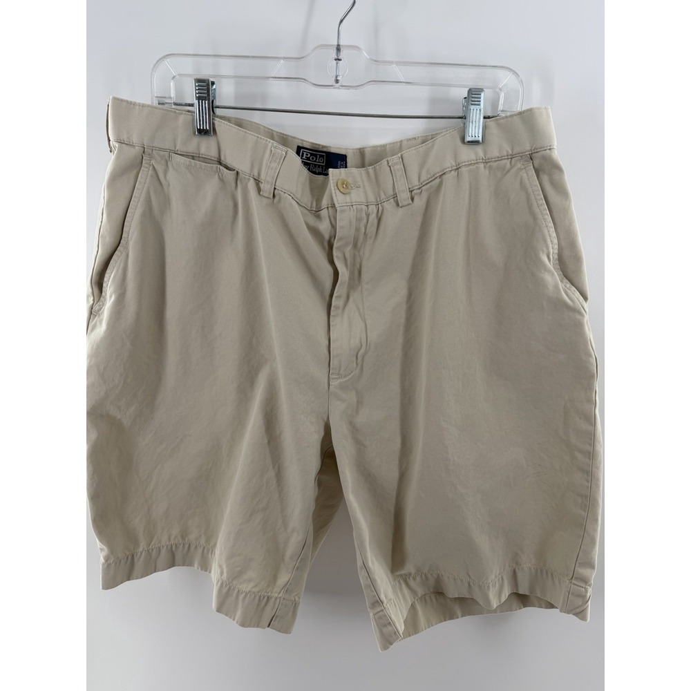 Polo by Ralph Lauren Shorts Classic Men's Khaki Solid Chinos Prospect 38